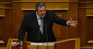 Grèce : le ministre de la Défense annonce sa démission Grèce : le ministre de la Défense annonce sa démission.