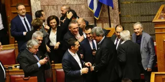 Tsipras espère la ratification de l’accord sur la Macédoine, en dépit des Grecs Tsipras espère la ratification de l’accord sur la Macédoine, en dépit des Grecs.