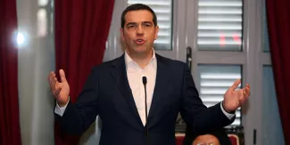 « Tsipras, un Besancenot grec devenu homme d’Etat » « Tsipras, un Besancenot grec devenu homme d’Etat ».