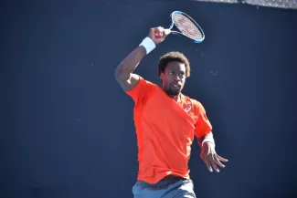 Tennis - Sofia : Gaël Monfils file en demi-finales après sa victoire sur Stefanos Tsitsipas Tennis - Sofia : Gaël Monfils file en demi-finales après sa victoire sur Stefanos Tsitsipas.