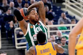 Basket - Euroligue : le Panathinaïkos s'impose face au Khimki Moscou Basket - Euroligue : le Panathinaïkos s'impose face au Khimki Moscou.