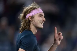 Tennis - Stefanos Tsitsipas : «Doux et savoureux» Tennis - Stefanos Tsitsipas : «Doux et savoureux».