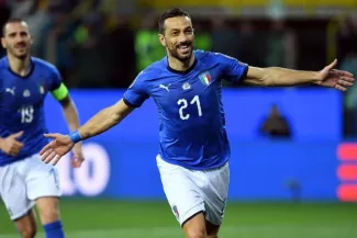 Foot - Qualif. Euro - Qualifications pour l'Euro 2020 : l'Italie balaye le Liechtenstein, la Bosnie accrochée par la Grèce Foot - Qualif.