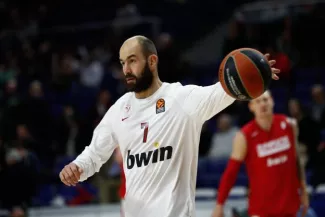 Basket - Euroligue : fin de saison pour Vassilis Spanoulis (Olympiakos) Basket - Euroligue : fin de saison pour Vassilis Spanoulis (Olympiakos).