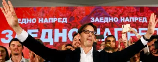 Stevo Pendarovski élu président de Macédoine du Nord Stevo Pendarovski élu président de Macédoine du Nord.