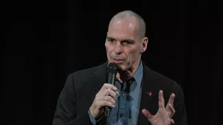 Européennes: en Allemagne, la très discrète campagne de Yanis Varoufakis Européennes: en Allemagne, la très discrète campagne de Yanis Varoufakis.