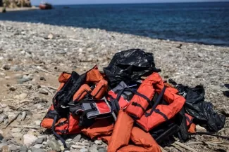 Sept migrants se noient au large de Lesbos Sept migrants se noient au large de Lesbos.