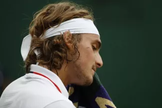 Tennis - 's-Hertogenbosch : Stefanos Tsitsipas éliminé au deuxième tour Tennis - 's-Hertogenbosch : Stefanos Tsitsipas éliminé au deuxième tour.