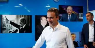 Grèce : Kyriakos Mitsotakis, l’héritier qui veut être un premier ministre « normal » Grèce : Kyriakos Mitsotakis, l’héritier qui veut être un premier ministre « normal ».