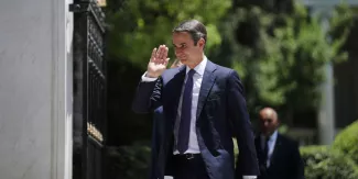 Grèce : Kyriakos Mitsotakis investi premier ministre Grèce : Kyriakos Mitsotakis investi premier ministre.