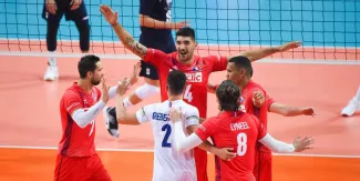 Euro de volley : les Français enchaînent face à la Grèce Euro de volley : les Français enchaînent face à la Grèce.