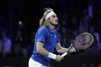 Tennis - ATP - Zhuhai : Stefanos Tsitsipas abandonne face à Adrian Mannarino Tennis - ATP - Zhuhai : Stefanos Tsitsipas abandonne face à Adrian Mannarino.