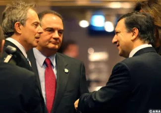 karamanlis blair