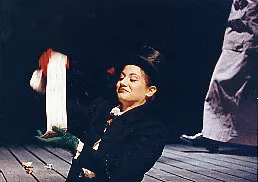 Anastassia Politi dans la Cerisaie de Tchékhov, 1992