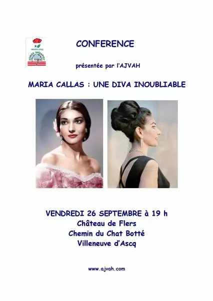 Conférence : MariaCallas, une diva inoubliable