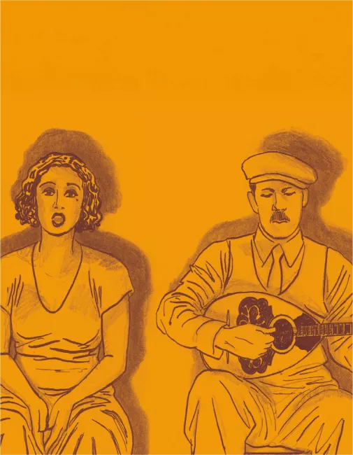 Les rebetes vus par David Prudhomme (extrait de la BD Rebetiko)