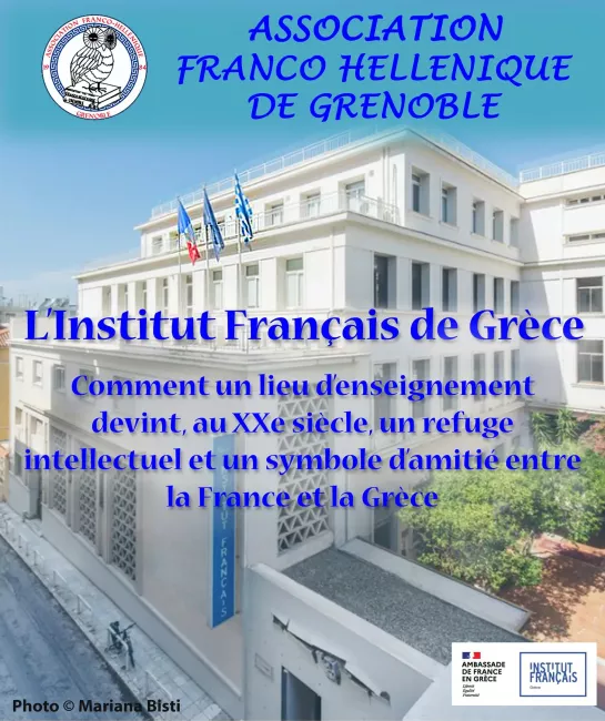 Conférence Institut français de Grèce