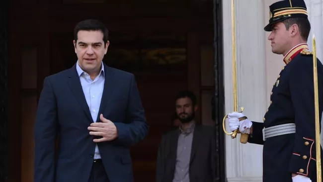 Alexis Tsipras, le premier ministre grec. Crédits photo : LOUISA GOULIAMAKI/AFP


