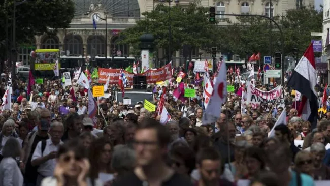 Manifestation à Paris ce samedi 20 juin 2015.


