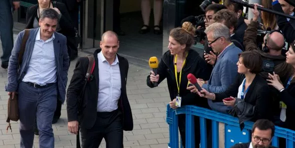 Les Eurogroupes se succèdent sans déboucher sur un accord entre la Grèce et ses créanciers. (Crédits : PHILIPPE WOJAZER)


