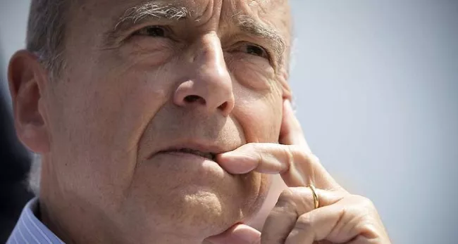 Alain Juppé appelle l'Union européenne à «?organiser?» la sortie de la Grèce de la zone euro «?sans drame?». - AFP PHOTO / JOEL SAGET


