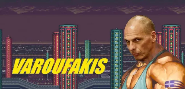 Les frasques et l'originalité de Yanis Varoufakis ont déclenché des centaines de détournements sur Internet (CAPTURE D'ECRAN/YOUTUBE)


