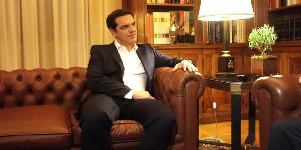 Tsipras, le Premier ministre grec a la main.