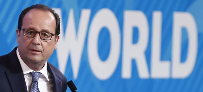 François Hollande . Crédits photo : POOL/REUTERS


