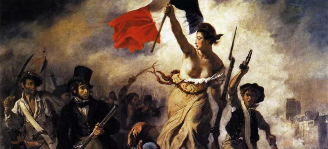 La liberté guidant le peuple, de Delacroix (1830). Crédits photo : Rue des Archives/©Edimedia/WHA/Rue des Archives


