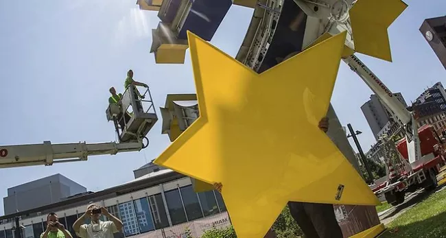 Pour la première fois, le président de la Commission européenne Jean-Claude Juncker a évoqué mardi détenir un plan B, qui passerait par une sortie de la Grèce de la zone euro - dpa Picture-Alliance/AFP


