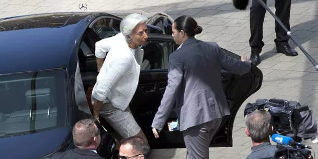 Grèce: la patronne du FMI Christine Lagarde attend "beaucoup de progrès".