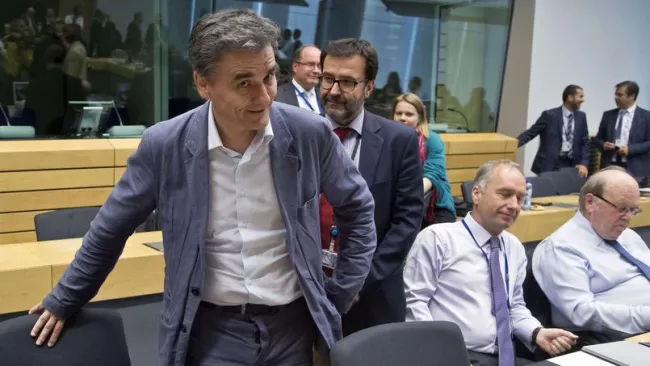 Le nouveau ministre des Finances Euclide Tsakalotos. Crédits photo : Michel Euler/AP


