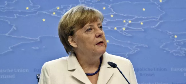 La chancelière allemande Angela Merkel, le 13 juillet à Bruxelles. Crédits photo : Michel Euler/AP


