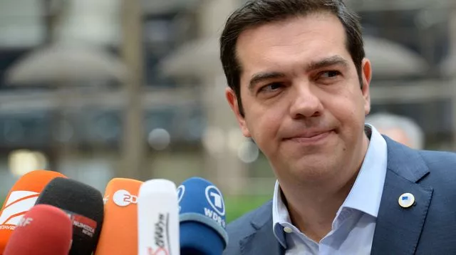 Le Premier ministre grec Alexis Tsipras le 12 juillet 2015 à Bruxelles


