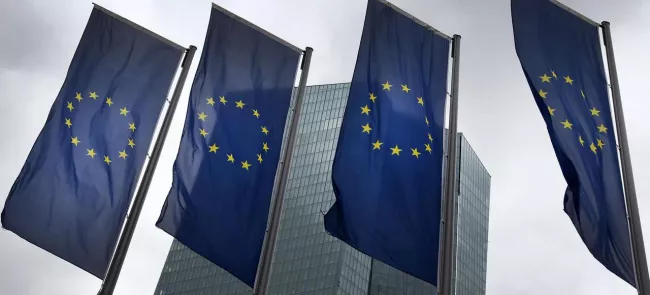 Le siège de la Banque centrale européenne, à Francfort-sur-le-Main. Crédits photo : DANIEL ROLAND/AFP


