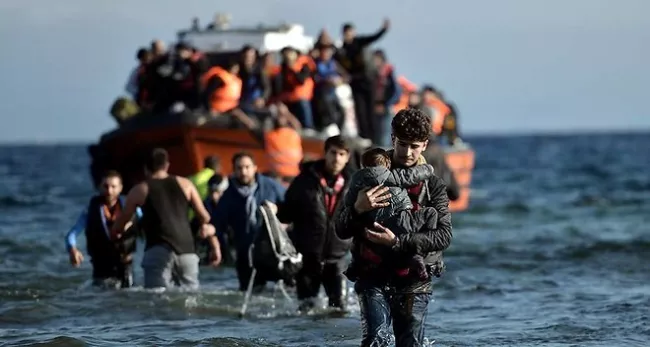 L'île de Lesbos a reçu en 2015 quelque 650.000 migrants - Aris Messinis/AFP


