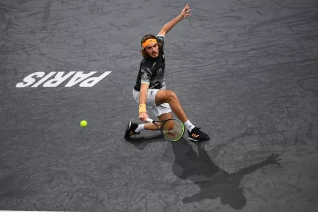 Tennis - Rolex Paris Masters : Stefanos Tsitsipas en quarts de finale.