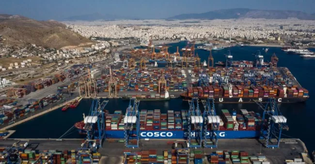 Le port du Pirée est propriété chinoise depuis 2016.


