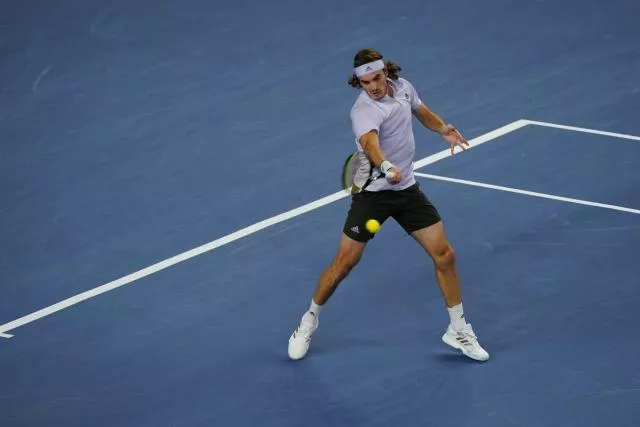 Vainqueur à Marseille, Stefanos Tsitsipas est à nouveau en finale à Dubaï. (F. Porcu/L'Équipe)


