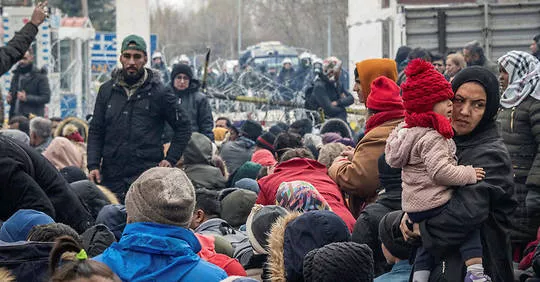 Des milliers de migrants se pressent à la frontière entre la Grèce et la Turquie depuis fin février. (Illustration)


