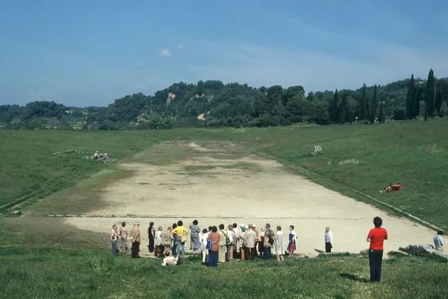 Le stade antique d'Olympie vivra une cérémonie à huis clos jeudi prochain. (R. Legros/L'Équipe)


