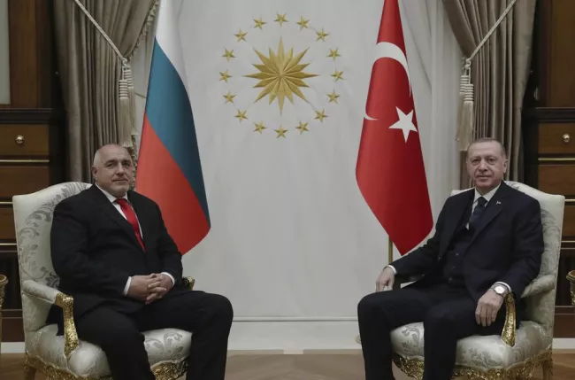 Le Premier ministre bulgare Boïko Borissov a rendu visite au président Turc, Recep Tayyip Erdogan, à Ankara, le 2 mars.


