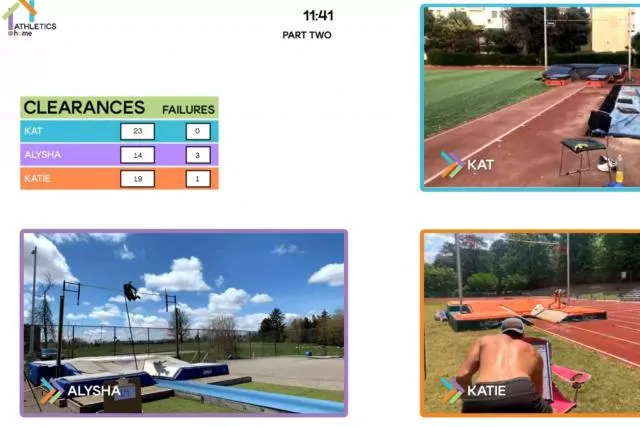 Trois sautoirs, un seul match. (Capture d'écran/World Athletics)


