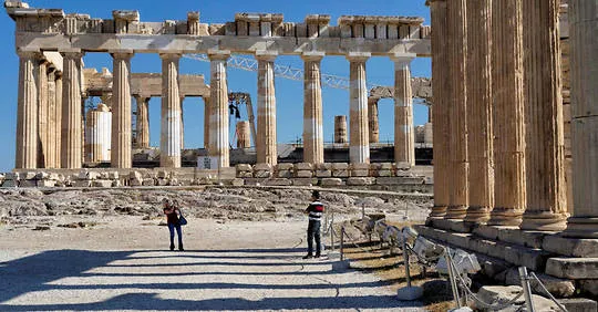 À Athènes, l'Acropole pour soi tout seul.