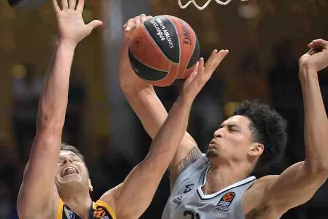 Tournoi de préparation en Espagne mi-septembre pour l'Asvel. Ici Ismael Bako (Dmitry Lebedev/Kommersant/Presse Sports)


