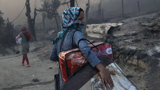 À Samos, les migrants prêts à mettre le feu pour échapper à «l’enfer».