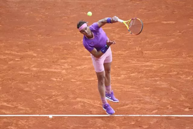 Rafael Nadal a remporté son 61e tournoi sur terre battue. (N. Luttiau//L'Équipe)


