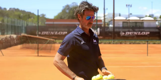 Patrick Mouratoglou, entraîneur et coach de joueurs de tennis à la Mouratoglou Tennis Academy


