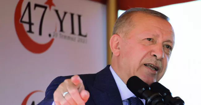 A Chypre, Erdogan continue d’exclure une réunification de l’île.
