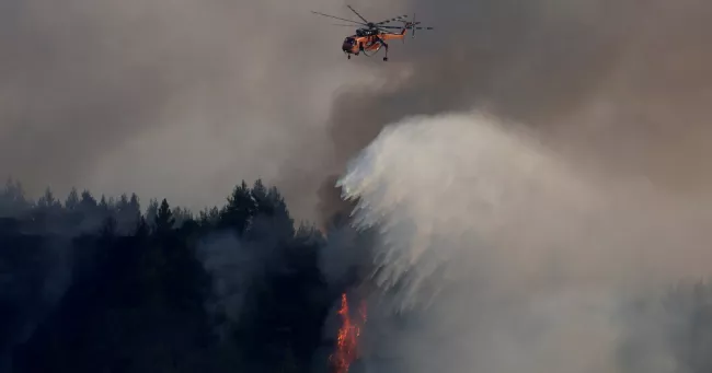 Les incendies d’Eubée sous contrôle, le danger subsiste en Grèce.